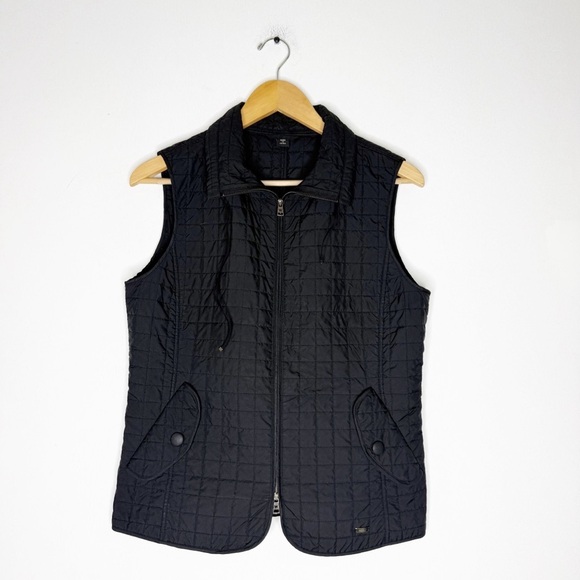 Weekend Max Mara Black Quilted Vest Women’s Size 38 US 6 - Picture 2 of 7